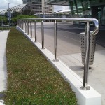 Wire and stainless balustrade, Convention and Exhibition Centre