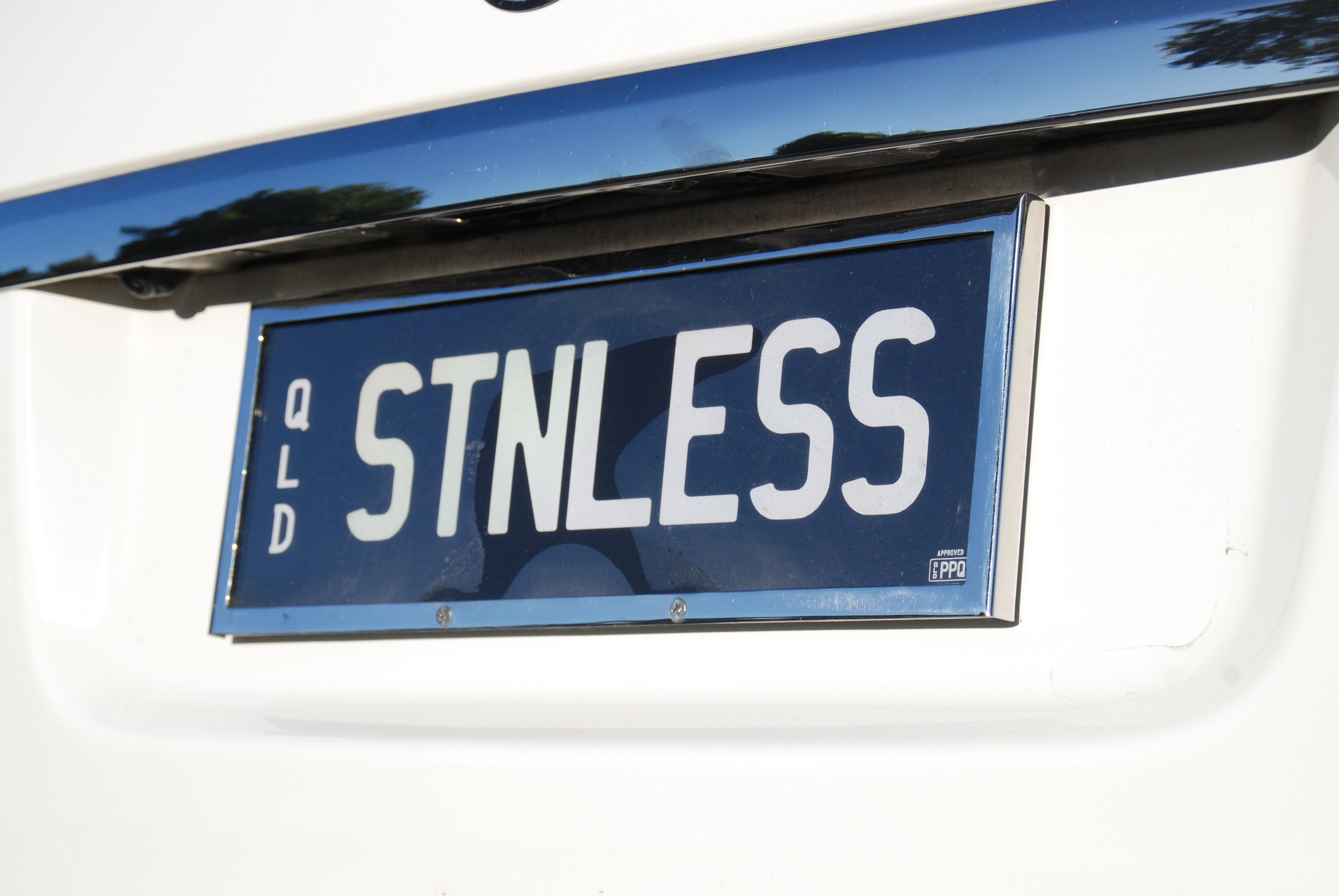 Stainless Steel Number Plate Surrounds