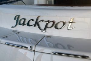Custom stainless steel boat name and letters