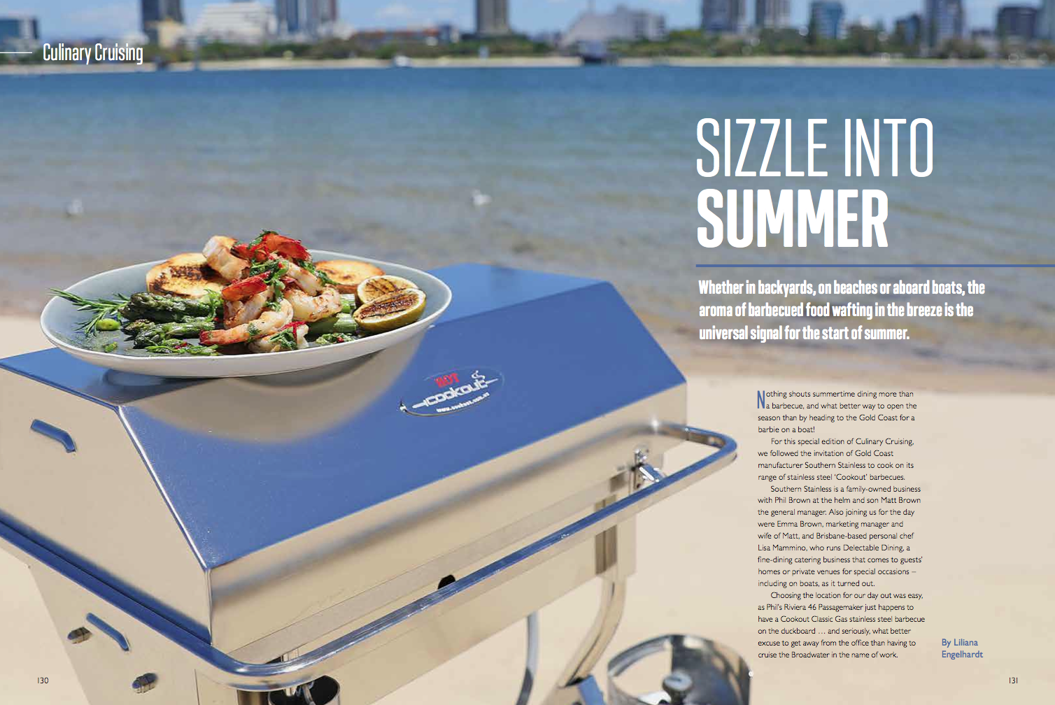 Club Marine Magazine-Cookout BBQ Culinary Cruising