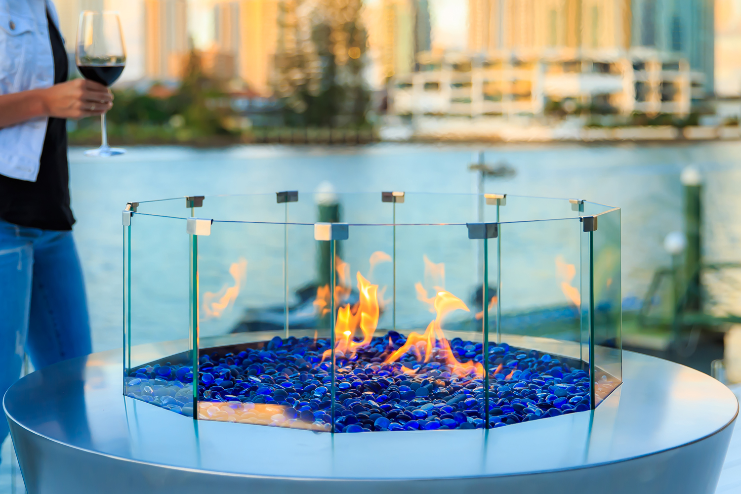 Stainless steel gas fire pit Australia | Southern Stainless