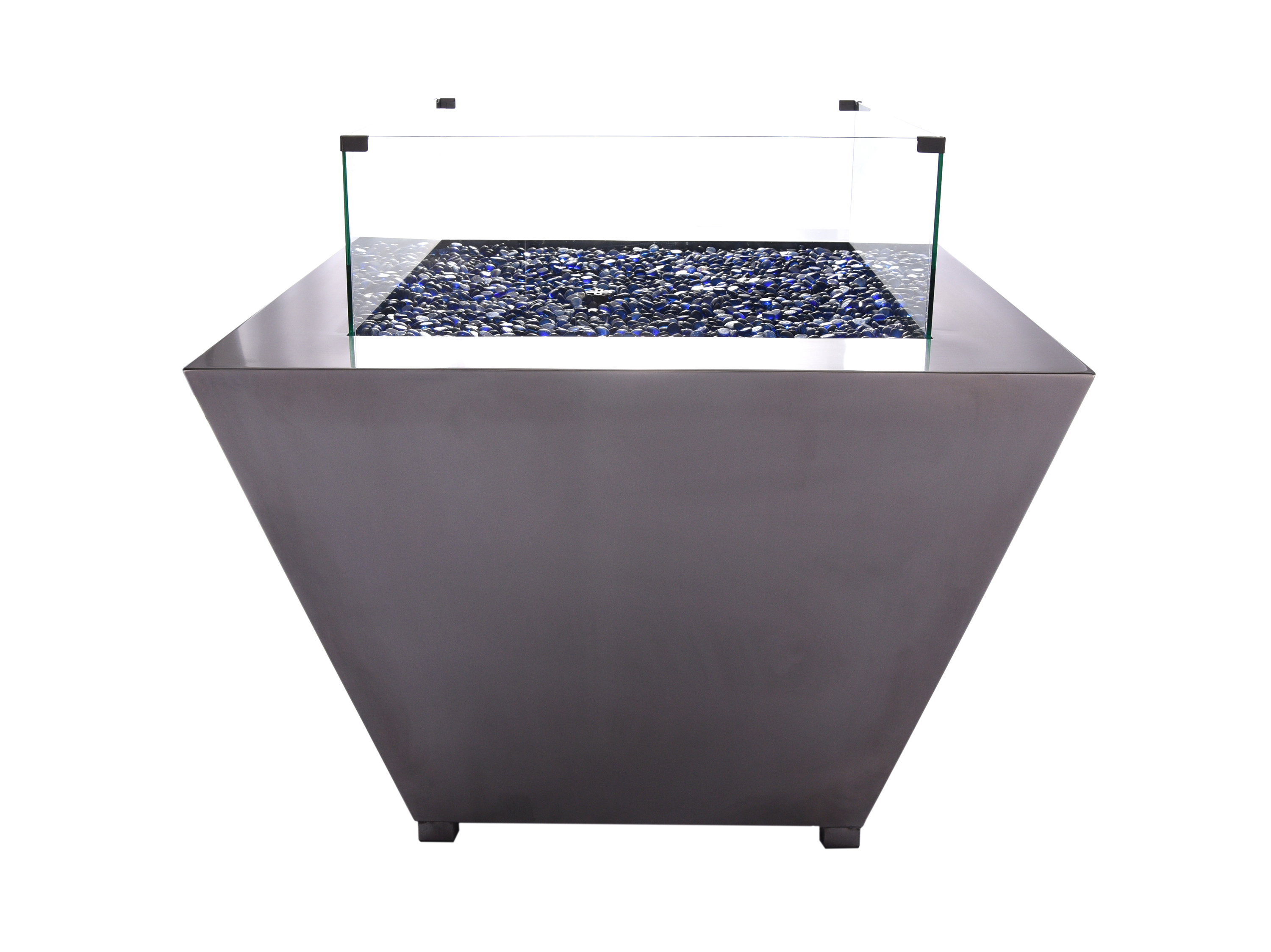 Square Stainless steel gas FirePit