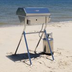 Deluxe Gas BBQ on Beach Stand
