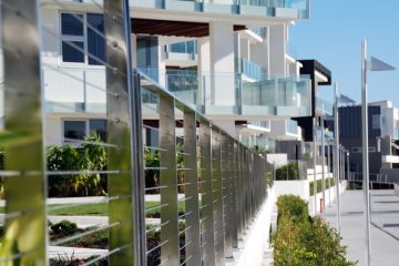 One Macquarie Street, Brisbane stainless wire balustrade
