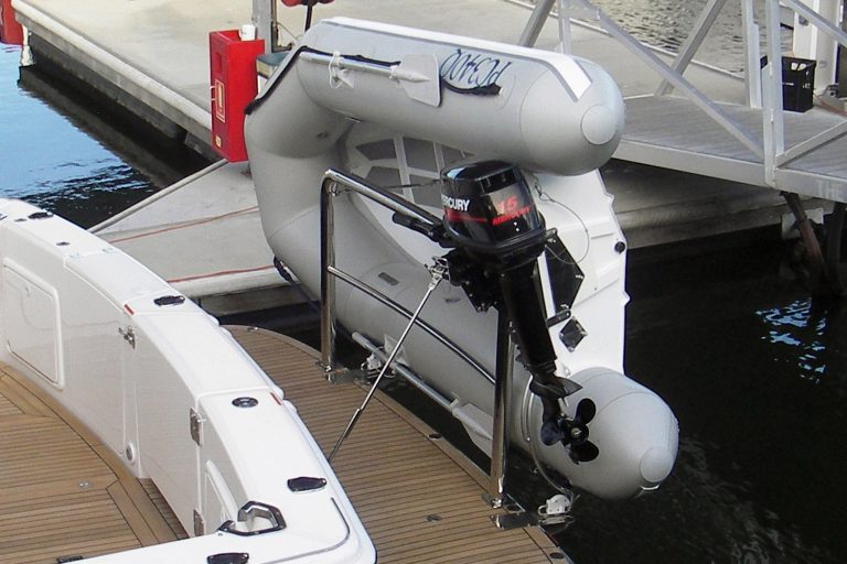 Accessories Stainless dinghy snap davit mounts and support Southern