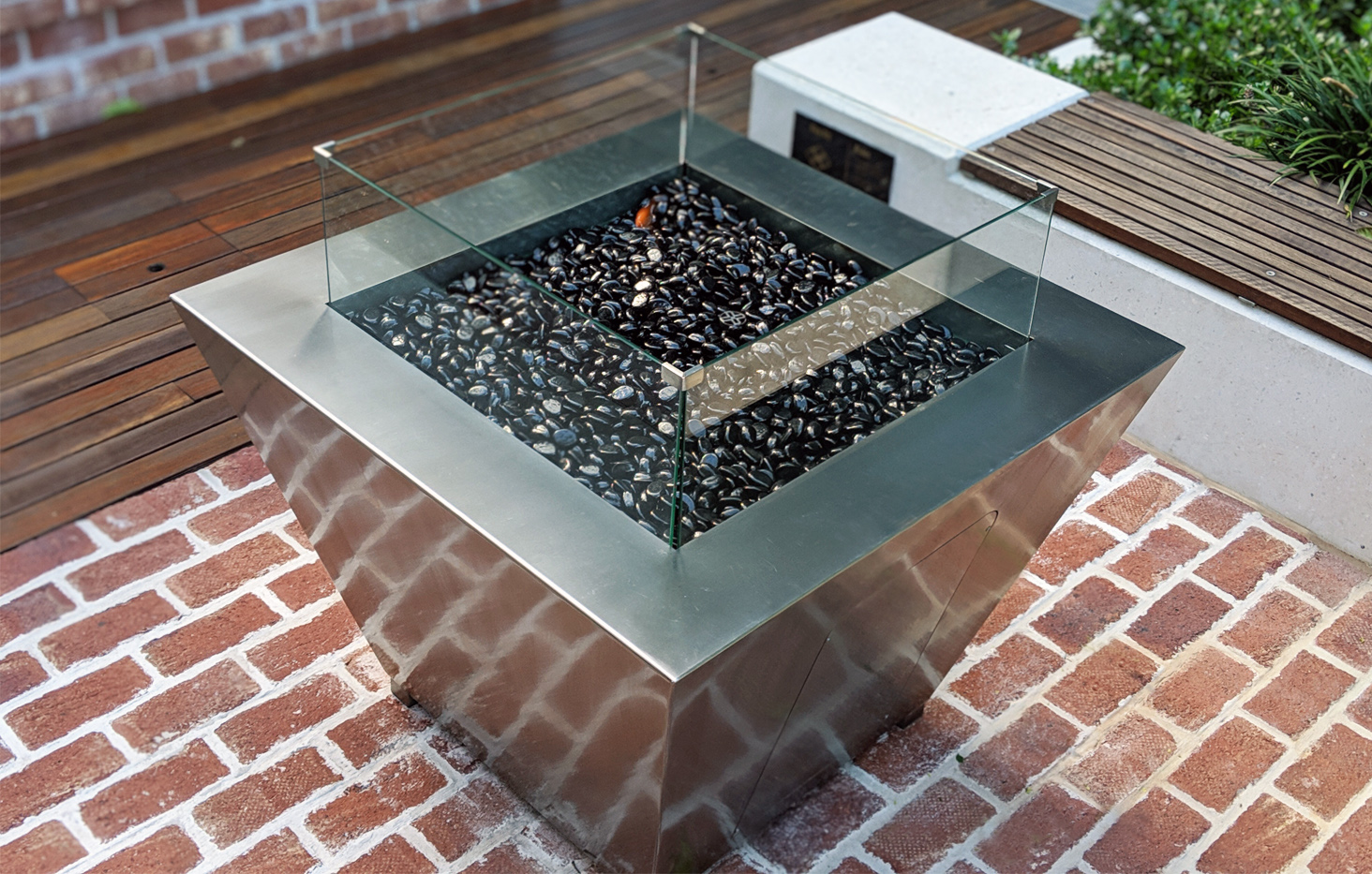 Stainless steel gas fire pit Australia | Southern Stainless