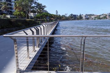 Mariners Reach, Brisbane stainless steel balustrad