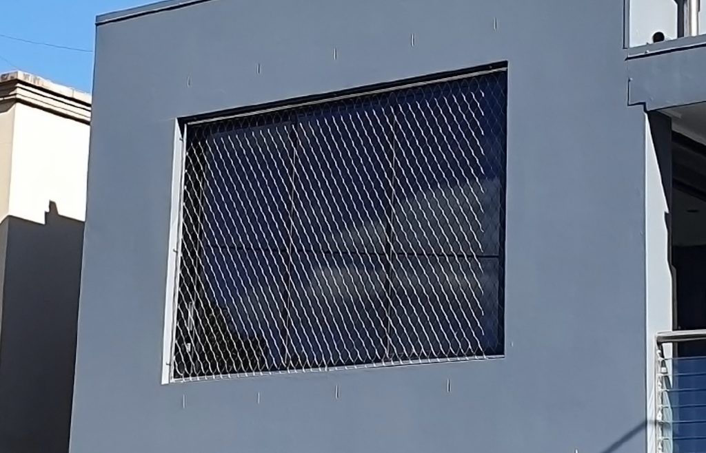 Stainless fall protection mesh infill panels Southern Stainless
