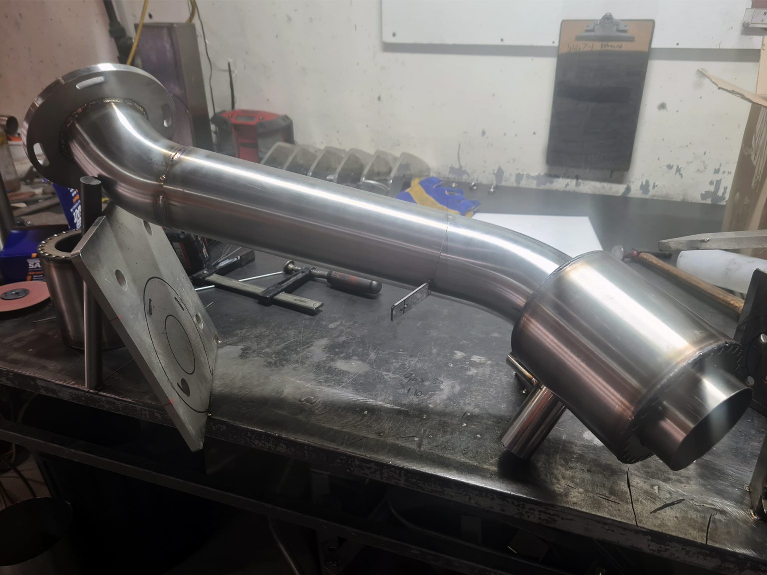Custom fabricate boat exhaust systems Southern Stainless