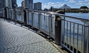 Brisbane City Reach Riverwalk by Southern Stainless-Balustrade