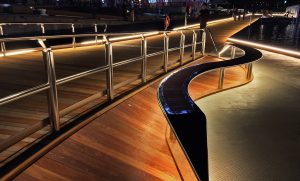 Cockle Bay Darling Harbour by Southern Stainless-LED Balustrade